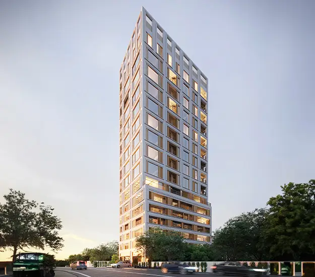 Birla Anayu Malabar Hill residential building elevation view